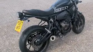 YAMAHA XSR 700 ABS TECH BLACK. НЕБОЛЬШОЙ ПРОБЕГ. ПРЕКРАСНЫЙ МОТОЦИКЛ. МАШИНА В ПРОДАЖЕ.