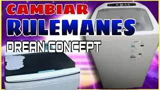 ✅Como CAMBIAR los RULEMANES de un LAVARROPAS DREAN CONCEPT #ComoArreglarUnLavarropasdrean