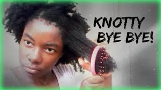 How To Detangle EXTREMELY TANGLED 4C HAIR!!! ***Request!!!