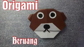 ORIGAMI Beruang yang mudah dibuat