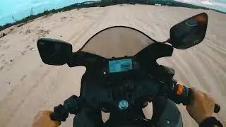 Sport Bike ride Sandhill OffRoad // KDL B&agrave;u Trắng U&Me //