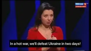 Russia-1 TV Channel: In a hot war, we'll defeat Ukraine in two days!
