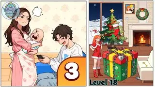 Brain Puzzle 3 Crazy Mind Level 18: Help The Girl Open All The Gift Boxes !Gameplay Solution