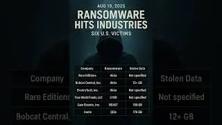 Ransomware Hits 6 #ransomware #cyberattack #news #cybersecurity