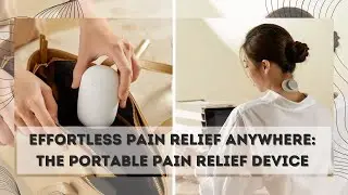 Portable Pain Relief Device - Rechargeable Electronic Pulse Massager, Pocket Massager for Pain