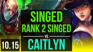 SINGED & Nautilus vs CAITLYN & Lulu (ADC) | Rank 2 Singed, 900+ games | BR Grandmaster | v10.15