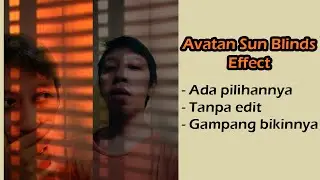 Tutorial Cara Menambahkan Filter Avatan Sun Blinds Effect di Instagram
