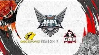 🔴PERTAMA KALI NYA ONIC GAGAL DI PLAYOFF FNATIC ONIC vs GEEK FAM Game 5#mobilelegends