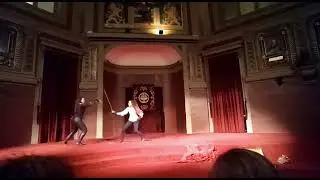 Loredana Pirvu y Beatriz Ramos (esgrima escenica) 2022