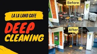 Post Construction Deep Cleaning / LA LA LAND CAFE / #deepcleaning #autojet #cleaningservice
