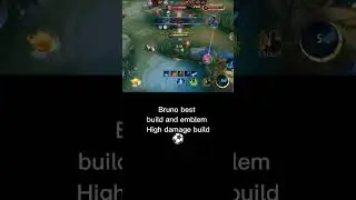 Bruno best build and emblem #mlbb #shorts