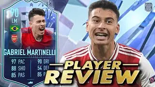 90 FANTASY GABRIEL MARTINELLI PLAYER REVIEW! FIFA 22 Ultimate Team
