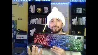 Unboxing, Installing, And First Review Of The Trueque RGB backlit keyboard and mouse combo. Part 1!