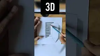 How to Draw 3D Drawing || 3D Door Drawing || Use Pencil || Timelapse || #shorts #drawingshorts