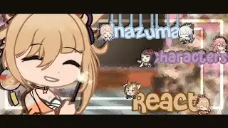 Inazuma characters react || Genshin Impact || Gacha club