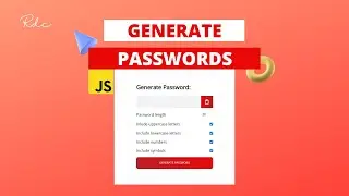 Create Password Generator using Vanilla JavaScript