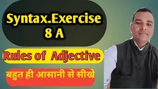 Syntax Exercise 8A part 1