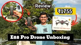 Cheap But Powerful! E88 Pro Drone Full Unboxing & Test 🚁 । Crazy Invents 