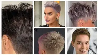 elegant and tall classic short Western hair cutting for womens pixie bob haircut#2025