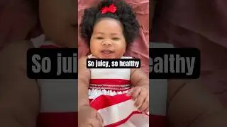 Our little daughter is such a cute, fat, juicy, healthy baby! #babies #cutebaby #baby #babygirl