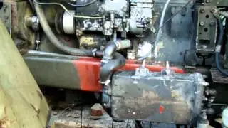 Fortschritt zt 323 przer&oacute;bka na zt 423 druga pr&oacute;ba  odpalenia silnik 281 IFA Odargowo
