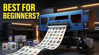 Быстрая печать наклеек? УФ-принтер Fedar SF60 24&Prime; DTF изменит всё!