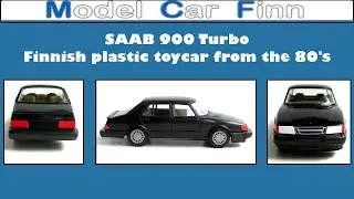Saab 900 Turbo 80's Finnish plastic model