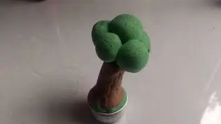 Make a small tree clay handicraft with your children on Arbor Day. Arbor Day handicraft. Let&rsquo;s make
