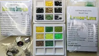 New! (to me) subscription: Adornable Elements 2-hole and seed beads subscriptions for April 2024