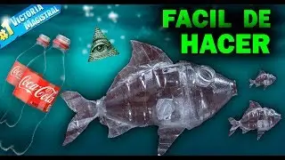 Como hacer un pez con material reciclado FACIL │ Botella │  How to make a fish