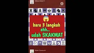 Skakmat Catur Kilat Hanya 3 Langkah #Shorts #Catur #Viral