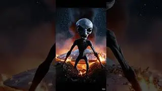 Crashing UFO #action #aliens #evil #invaders