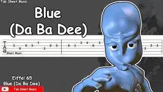 Eiffel 65 - Blue (Da Ba Dee) Guitar Tutorial
