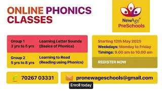 Phonics Made Fun | Online Classes for Kids (Ages 3&ndash;8) #newagepreschool