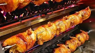 Lava Stone Rotisserie Chicken Kebab Machine Made by Arican Grills