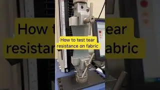 how to test tear resistance on fabric material
