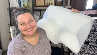 Обзор подушки Amazon | Подушка HOMCA из пены с эффектом памяти для шеи от боли в спине, шее и плечах