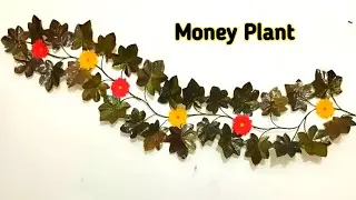 How To Make Paper Leaf || Paper Crafts || Money Plant Making || Diy Leaf ||