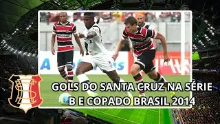 GOLS DO SANTA CRUZ NO BRASILEIRÃO SÉRIE B E COPA DO BRASIL 2014