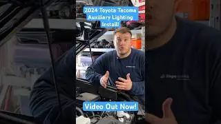 2024-2025 Toyota Tacoma Auxiliary Light Bar Install! #automobile #toyota #tacoma #lightbar