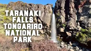 Hike to Taranaki Falls, Tongariro National Park, Waikato, New Zealand - North Island