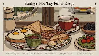 nutritious and well balanced breakfast, starting a new day full of energy
