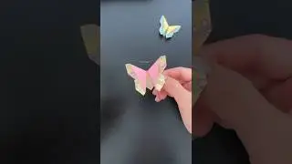 Origami Butterfly Bookmark #origami #butterfly #origamibutterfly #paperbutterfly #shortswithcamilla