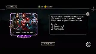 MORTAL KOMBAT SKARLET MK11 DIAMOND PACK OPENING WITH REWARDS