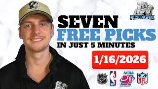 NBA Picks & Predictions For Today Friday 1/16/25 | 7 Picks in 5 Minutes