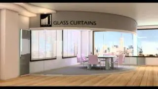 Frameless Glazing - office partitions
