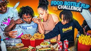 Bottle Flip Food Challenge | So Funny 🤣