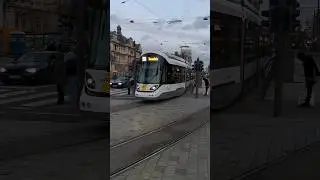 CAF trams aan Rooseveltplaats #delijn #caftram #tram