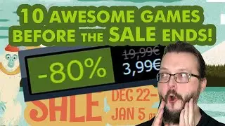Steam Winter Sale 2021 - 10 Awesome Games Before the Sale ENDS! Action, FPS, RPG, Strategy!