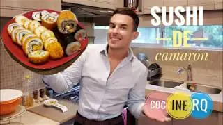 Sushi de camarón ¡¡Empanizado y de alga!! Fritos perfectos con cuisinart®